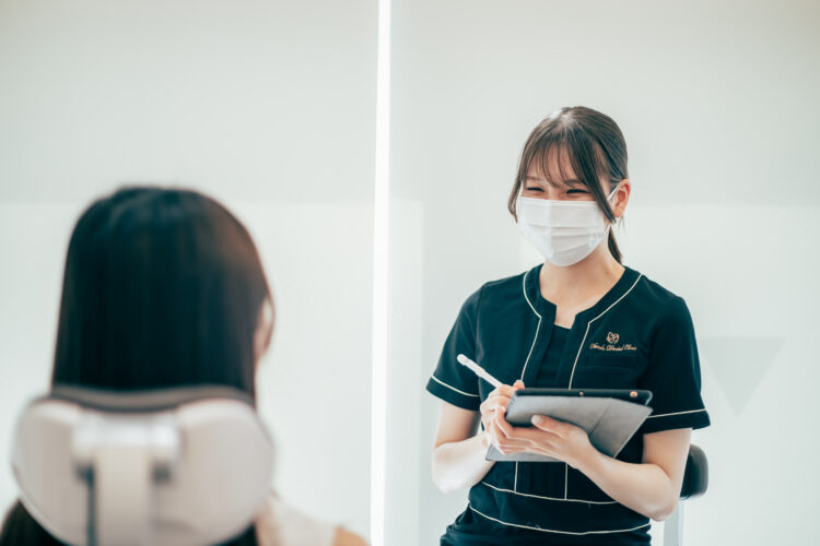 シーク歯科の初診相談の様子